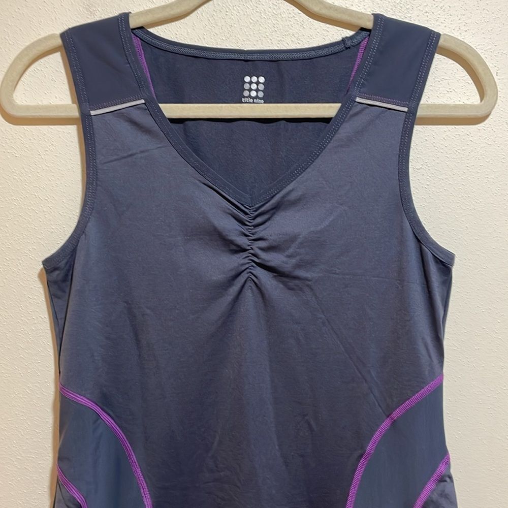 Title Nine Regulator Active Athletic Mini Dress Tank Sleeveless Gray Small - Picture 6 of 10